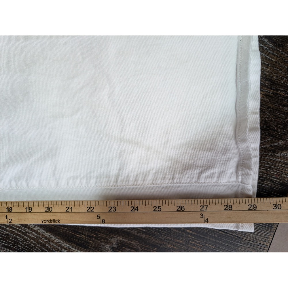 Lane Bryant White High Rise Signature Fit Wide Leg Jeans Plus Size 22 - Picture 8 of 11